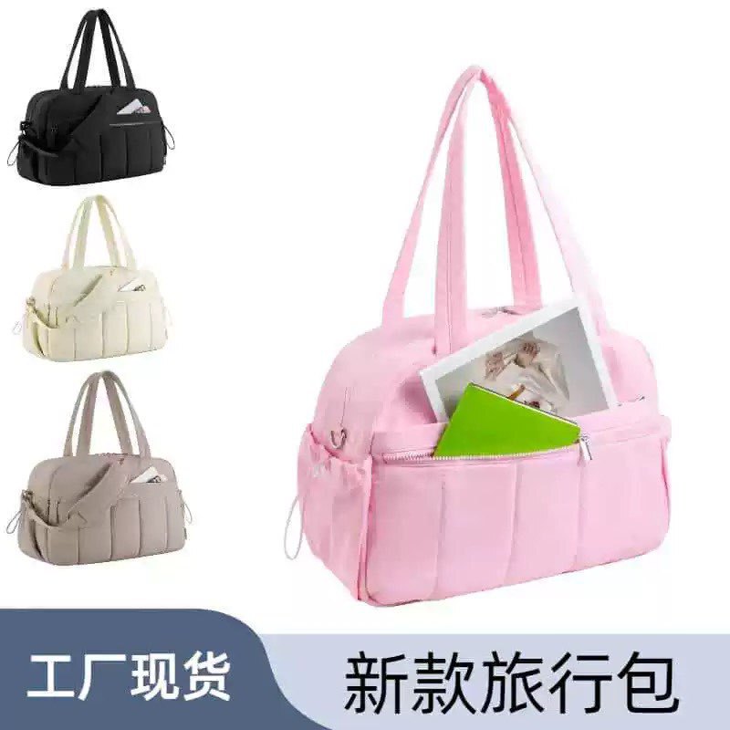 Cross-Border New Travel Bag Women's Large-Capacity Sports Yoga Fitness Luggage Bag High-End Cloud Handbag Women Cross-Border New Travel Bag Women's Large-Capacity Sports Yoga Fitness Luggage Bag High-End Cloud Handbag Women