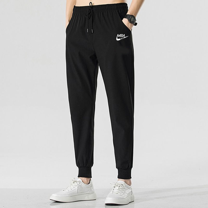 Pantalones de hombre, verano 2022, nueva marca de moda, pantalones deportivos, talla grande, holgados, estampados, joggers, informales, de nueve puntos