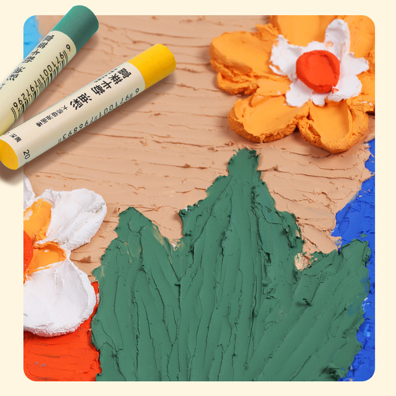 Xiupu super suave pintura al óleo palo traje artista suave aceitoso soluble en agua crayones 24 colores 36 colores 48 colores 72 colores