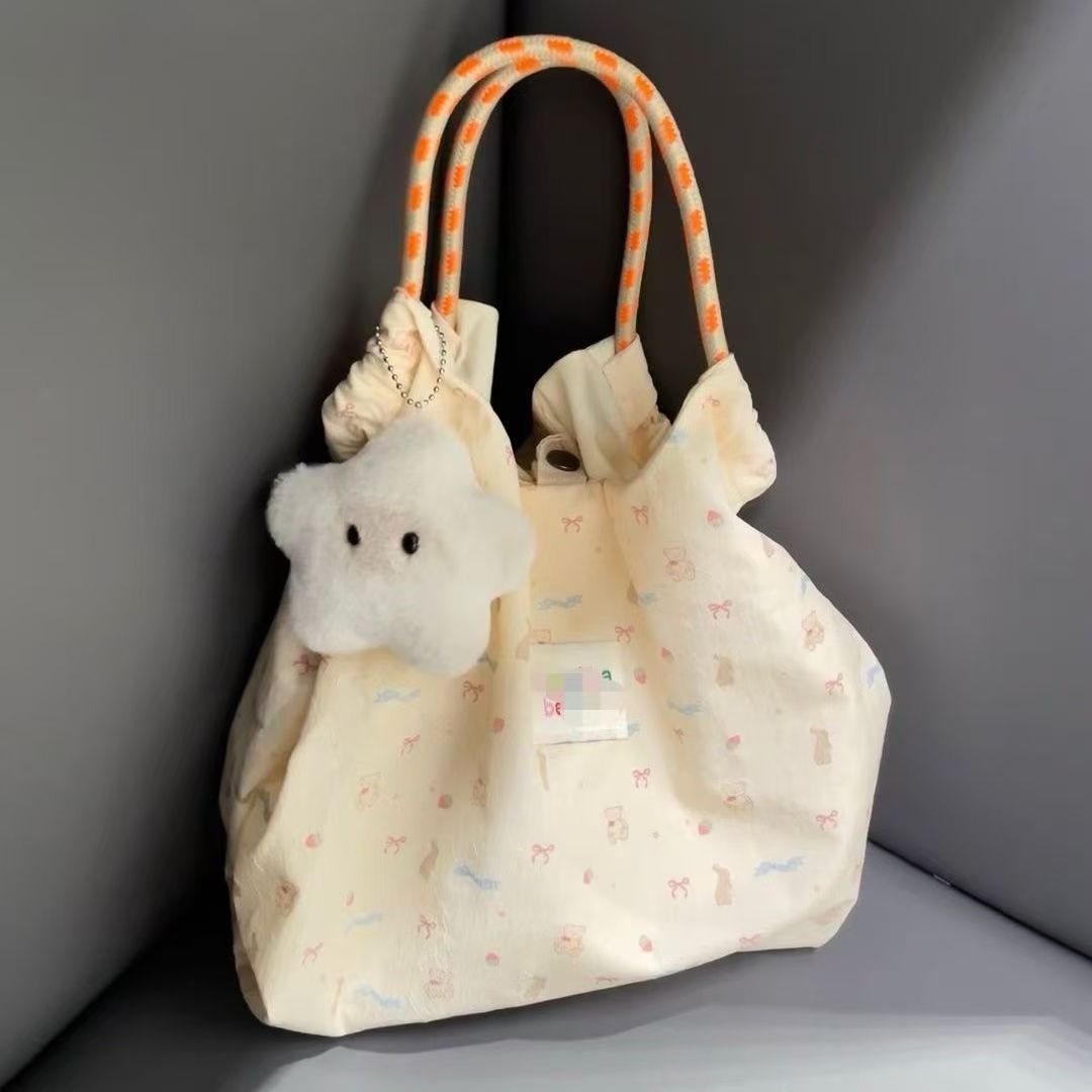 베이지 리본 곰 [고품질]❥(^_-)