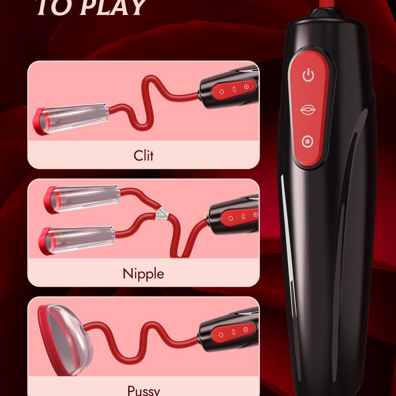 Jouets sexuels pour adultes, masturbateur féminin, masseur de seins, dispositif vibrant de succion des seins_voghion.com