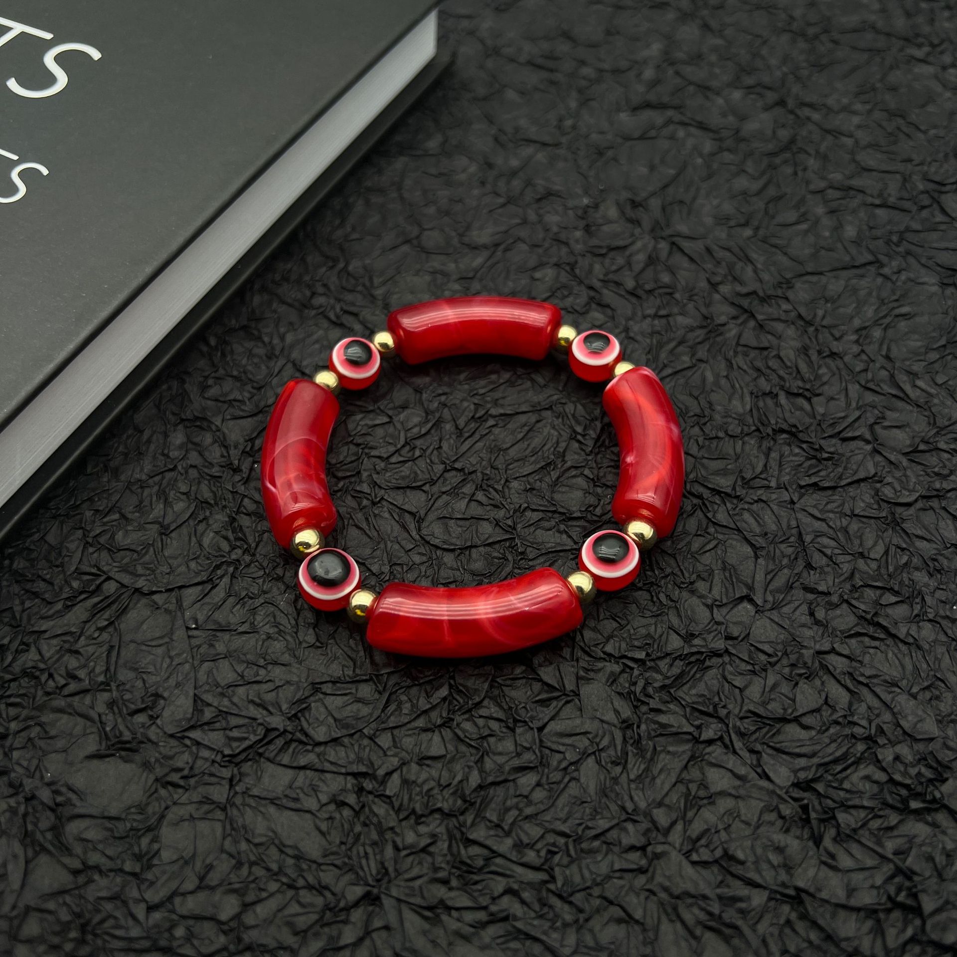 Retro Geometric Devilu0027S Eye Resin Womenu0027S Bracelets 1 Piece