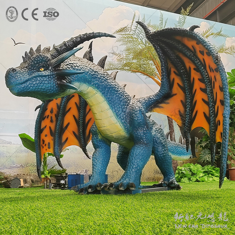 Simulación de dinosaurios T. rex super grande modelo de dinosaurio eléctrico arte paisajístico parque de atracciones modelo de dinosaurio