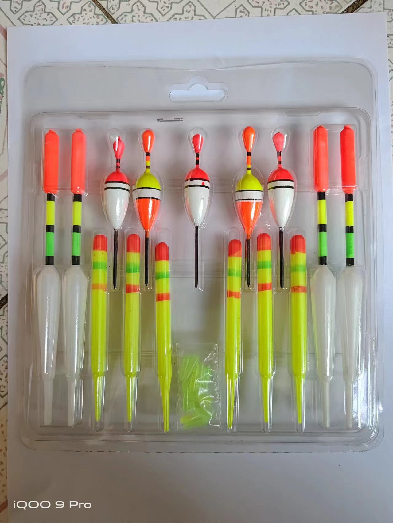 15 unids/tarjeta flotador AliExpress eBay boya al por mayor flotador de pescado equipo de pesca suministros de pesca flotador de pesca traje