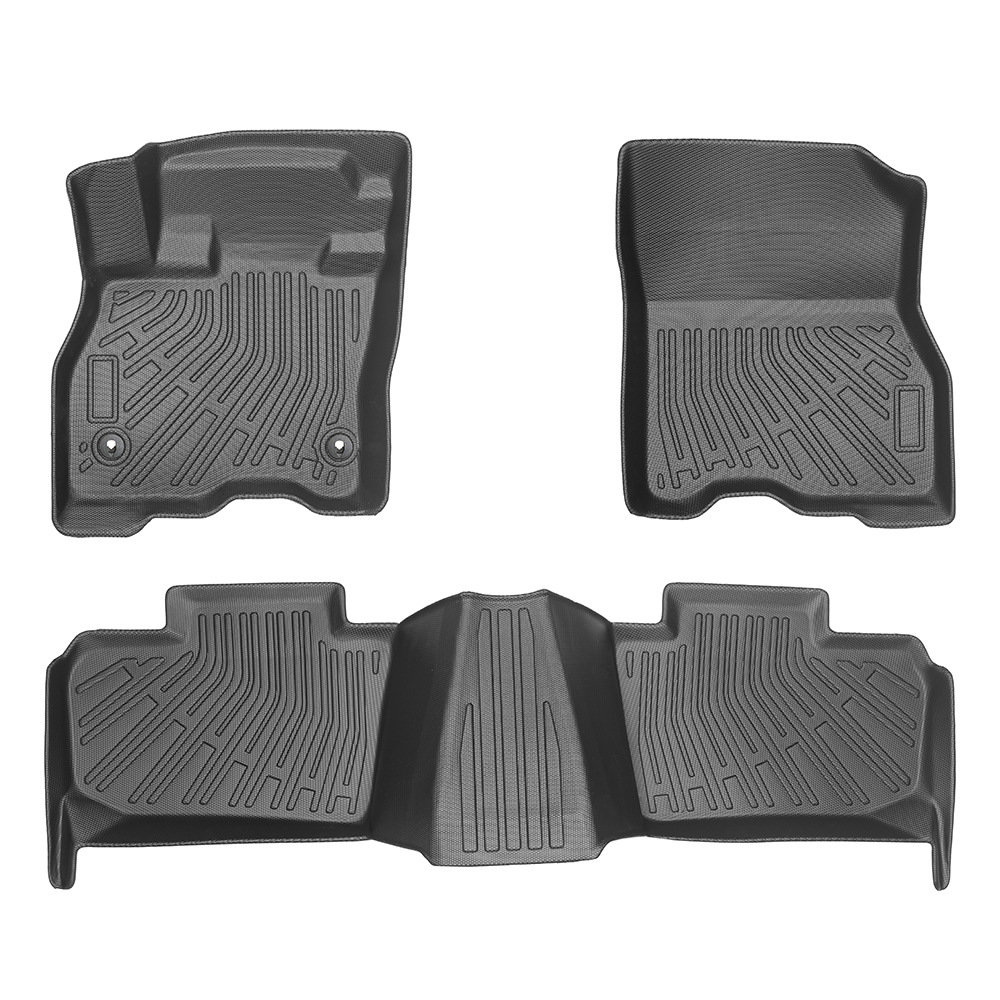 Aplicable a Nissan Leaf 2013 - 2019 TPE Foot Pads 3D All Weather Material Backpack Pad