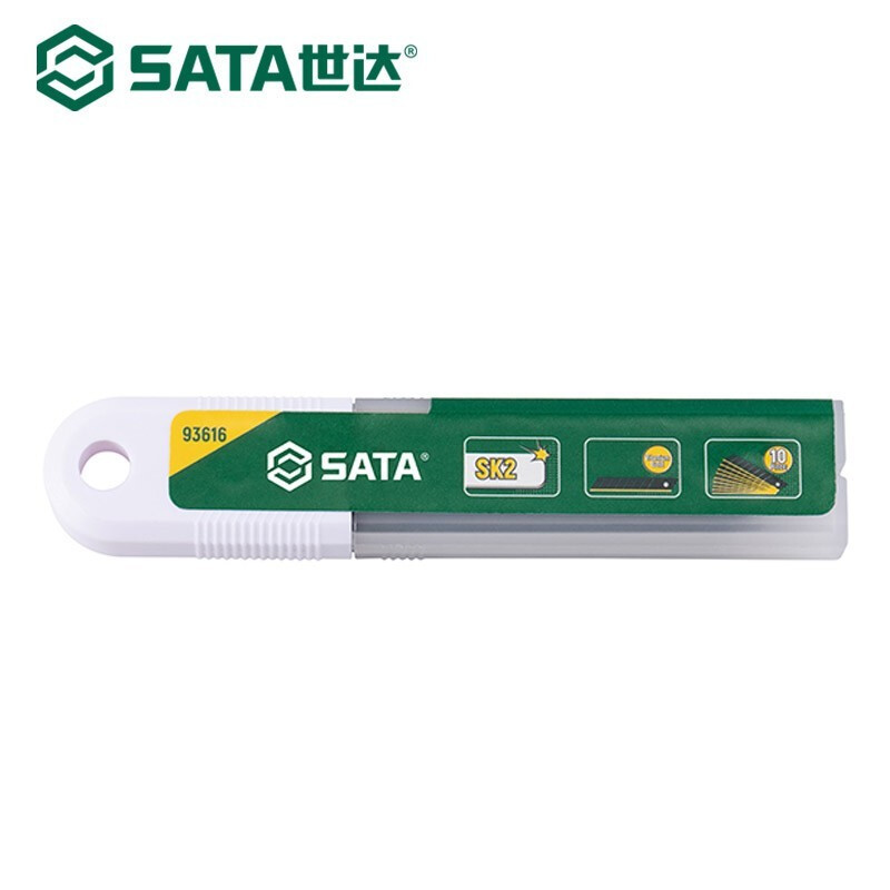 世达SATA 10件套钛金美工刀片切割刀片壁纸刀片裁纸刀片8节18*100