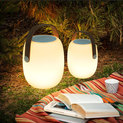 Foreign trade wholesale portable Bluetooth Speaker Lamp hotel outdoors Camping lights wireless remote control Colorful led Bluetooth stereo