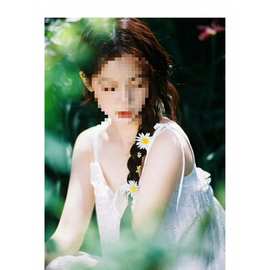 欧阳娜娜明星同款刺绣镂空吊带连衣裙女2024夏季清纯少女宽松短裙
