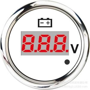 52mm Voltaj Ölçən Avtomobil RV Retrofit Voltaj Ölçən Yaxta Voltaj Ölçən