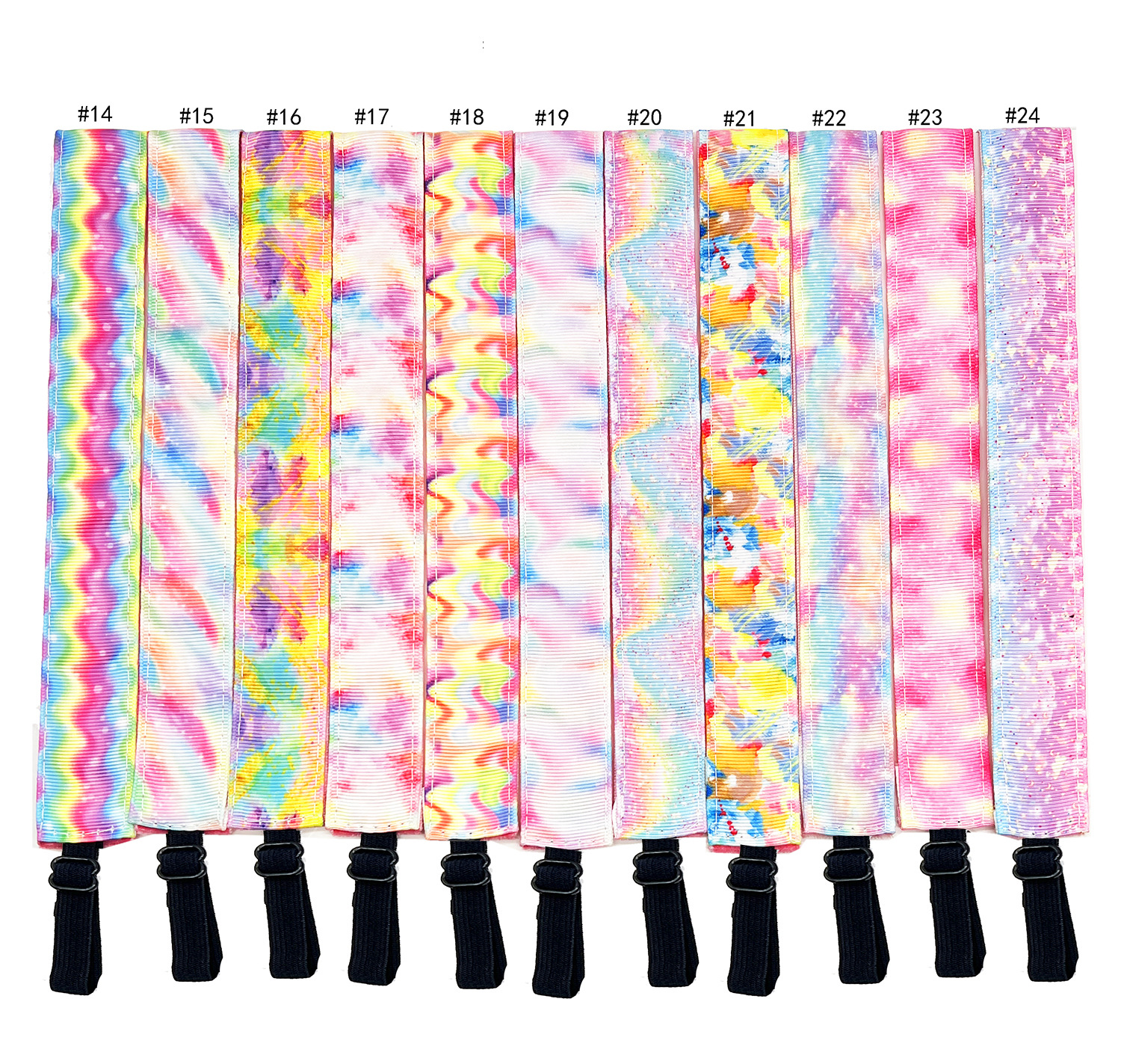 10g Weight Hair Band Hair Accessories Type Yes Quantity Daily Occasion Cloth Material Rainbow Pattern Kid'S Gender Handmade Design Fashion Style Kid'S Fashion Rainbow Cloth Handmade Hair Band 1