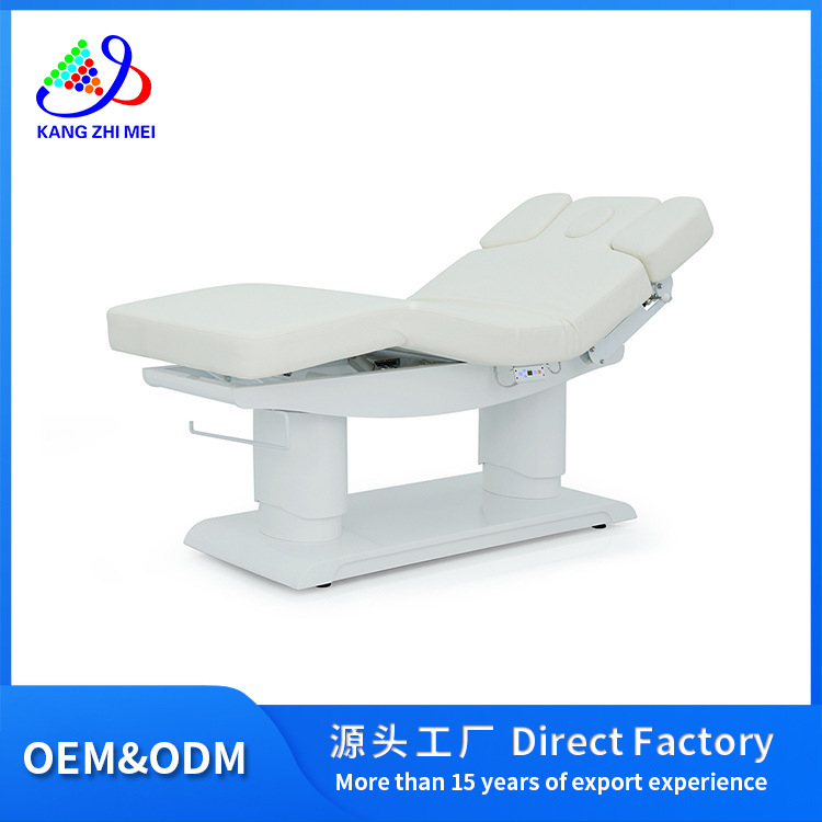 Cross-Border Wholesale Electric Beauty Bed Customized Classy Fully Automatic Adjustable Tattoo Beauty Salon Special Medical Beauty Treatment Bed