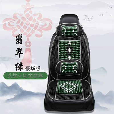 for Summer, Single Piece for Trucks | Cool pad - emerald-green-single-seat-comfort-edition-with-one-headrest