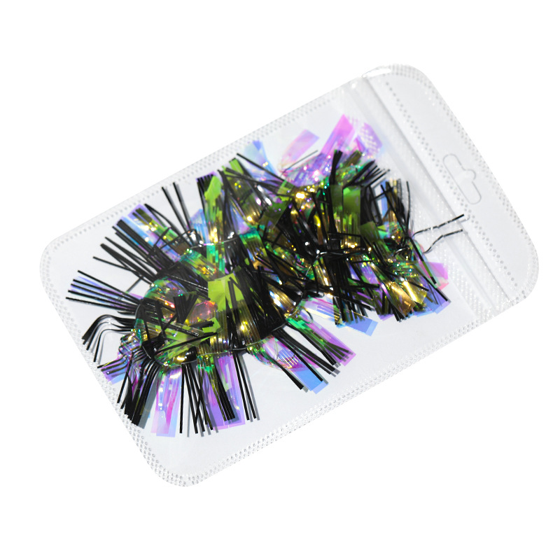 Nuevo arte de uñas Aurora celofán espejo mágico de color de cristal etiqueta engomada de uñas Aurora tira de vidrio de color mágico papel