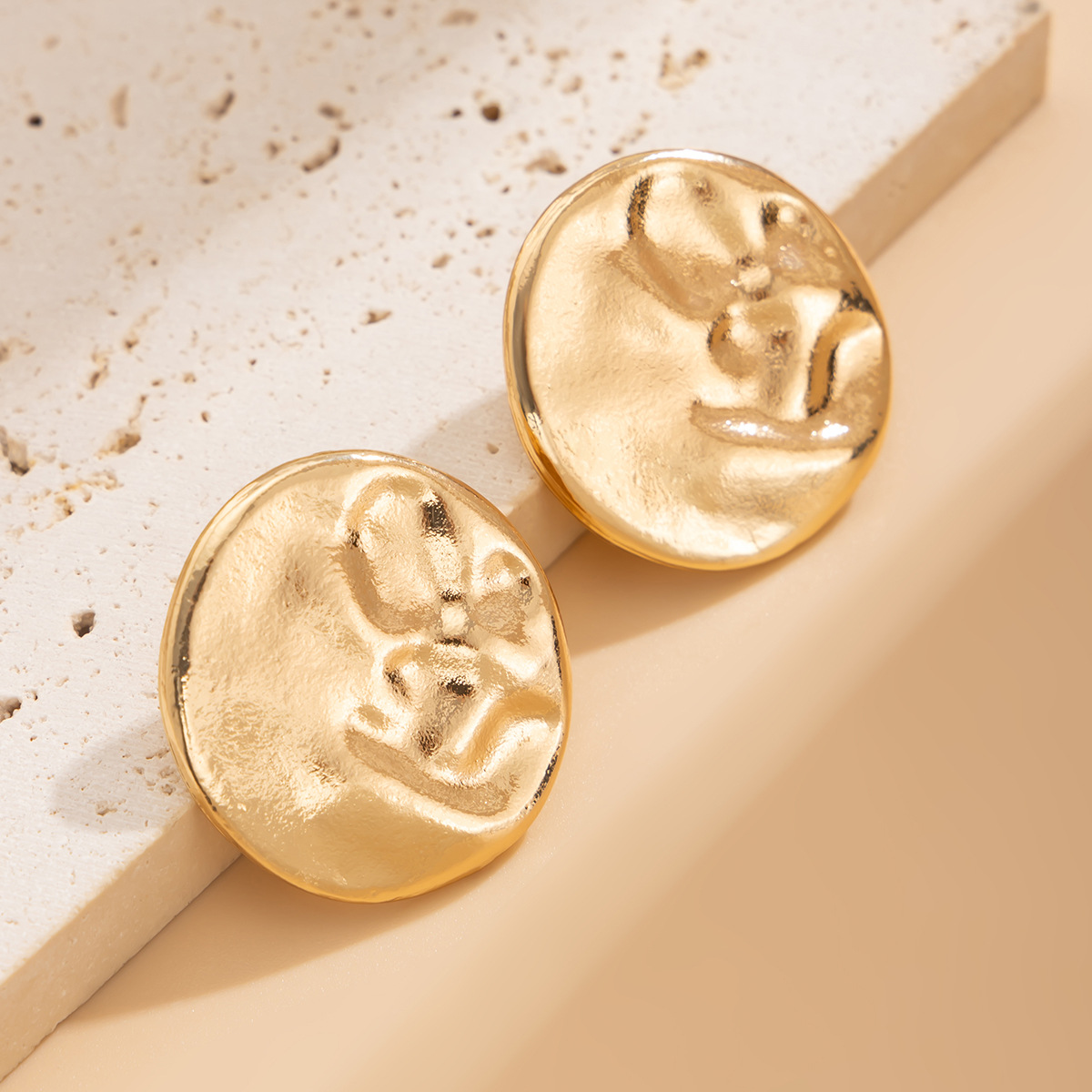 12g Weight Steel needle Ear Needle Material Drop Earrings, Ear Studs Classification 1 Pair Quantity Party, Street Occasion Alloy Material Geometric Pattern Women's Gender Polished Finish Plating Design Exaggerated, Punk Style 1 Pair Exaggerated Punk Geometric Plating Alloy Drop Earrings Ear Studs 13