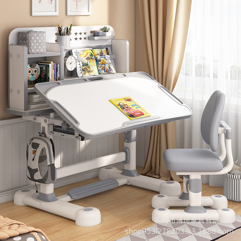 Children's Desk Liftable Learning Table for Primary and Secondary School Students Graffiti Desk Children's Writing Work Table and Chair suit Combination Children's Desk Liftable Learning Table for Primary and Secondary School Students Graffiti Desk Children's Writing Work Table and Chair suit Combination