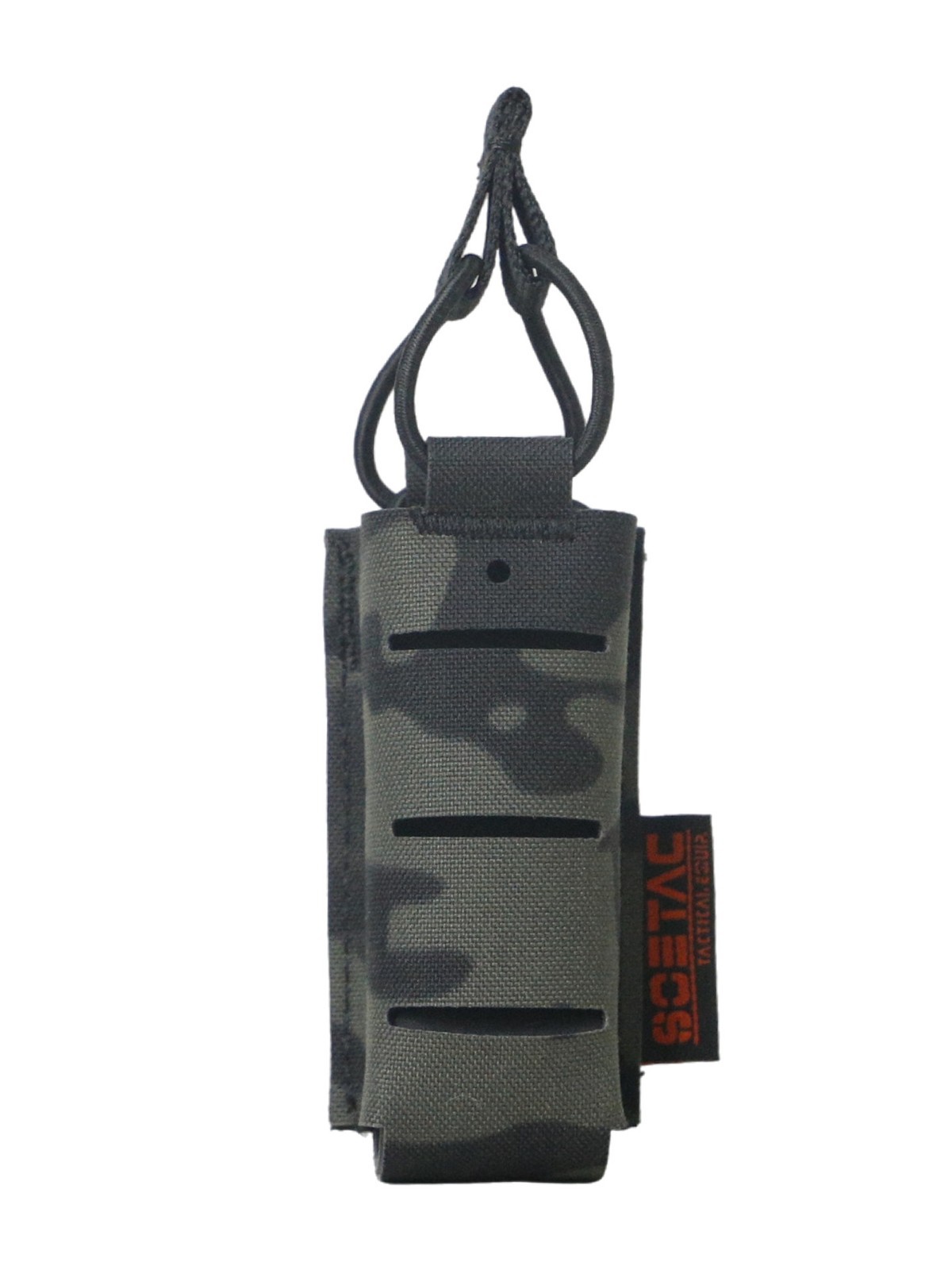 SOETAC-Genuino 9MM bolsas de clip de bala unilateral MOLLE paquete de accesorios de paquetes de artículos al aire libre camuflados