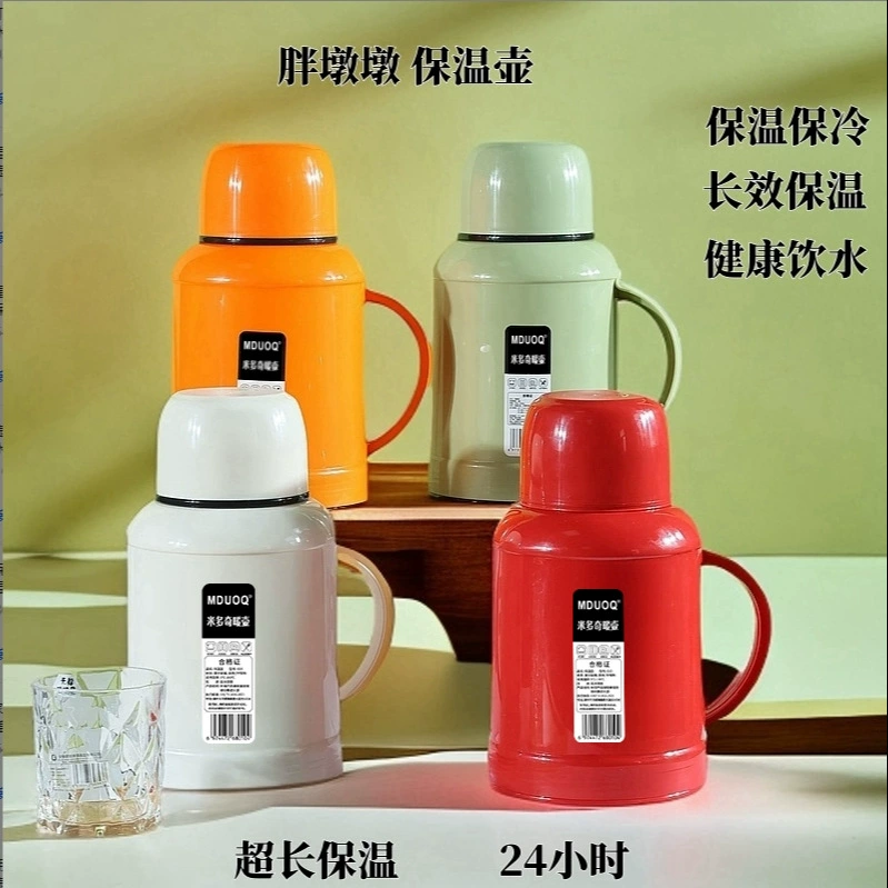 [Польза вентилятора] Изолированный чайник для воды, бытовой, 1000 мл, портативный термос большой емкости, изолированное стекло UU