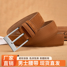 跨境爆款男士皮带pu皮革针扣腰带韩版中青年休闲男款裤带厂家现货