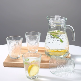 Set, teapot, capacious high quality glass tea, simple and elegant design