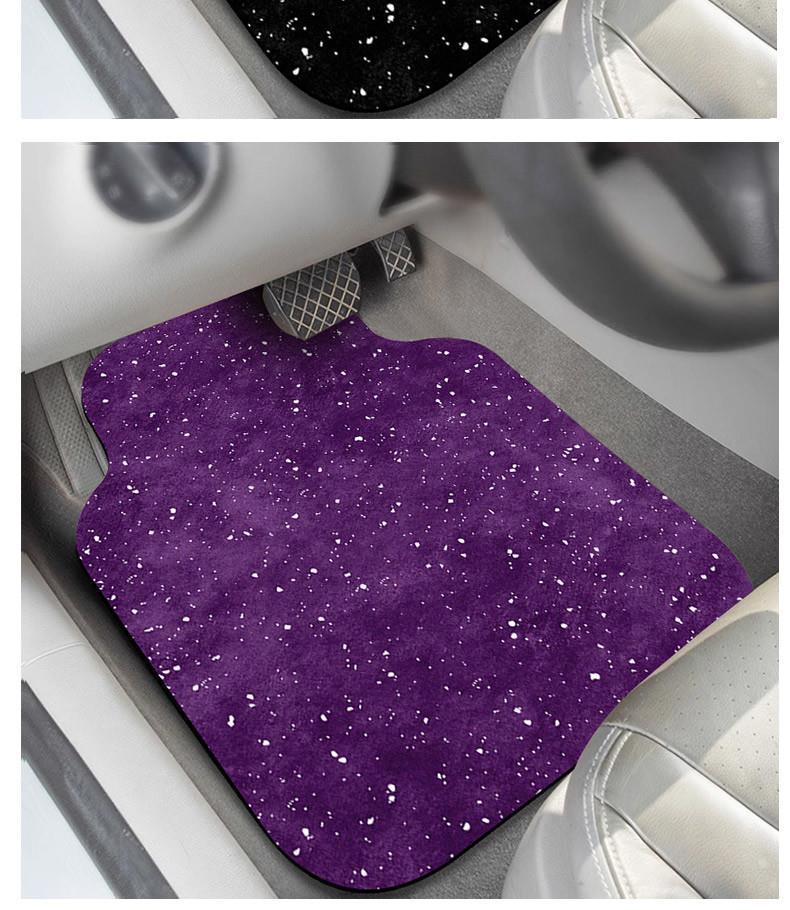 Diatom mud car floor mat, starry sky water-absorbing carpet-style, universal, easy to clean, single-piece, detachable decorative car carpet