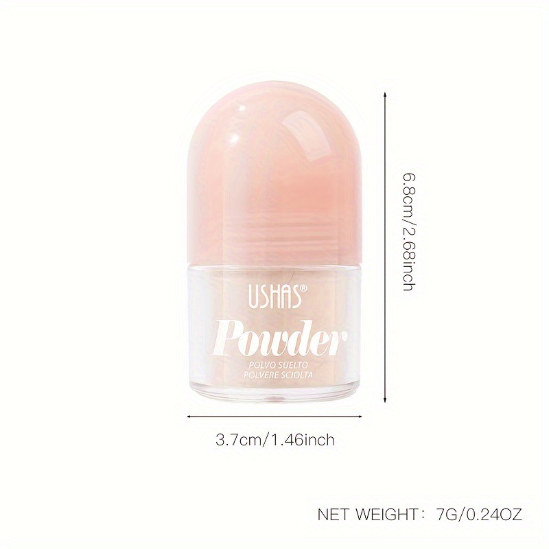 USHAS polvo spot transfronterizo de Europa y Estados Unidos, protector fino, controlador de aceite duradero, impermeable, antitransor, aclarador de piel UF023