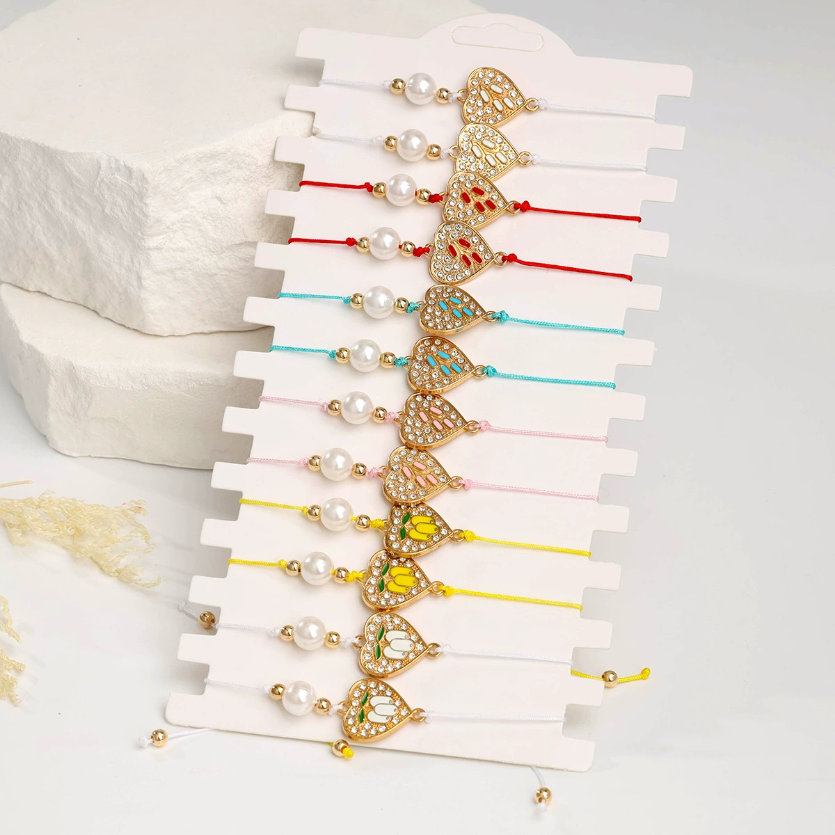 Retro bracelet from pearl, set, Amazon, wholesale