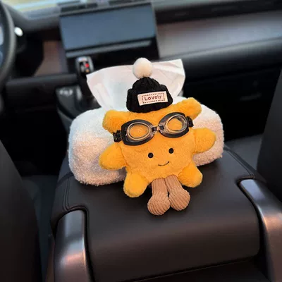 Armrest Box Tissue Bag Car — Car tissue box/set