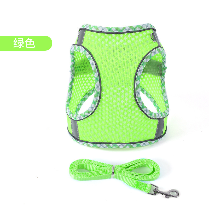 Correa de salida para mascotas gato perro correa de pecho chaleco gato caminando cuerda correa de perro cachorro perro mediano y pequeño