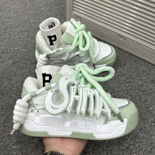  new student casual niche bread shoes for women Korean version ins trendy versatile couple thick-soled low-top sneakers for men