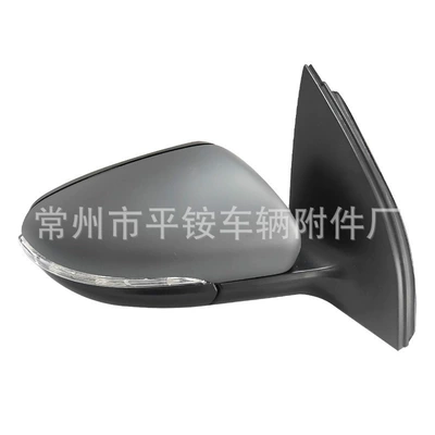 Suitable for Volkswagen Golf Rear mirror/rearview mirror assembly - 6-wire-electric-adjustment-heating-turn-signal-unpainted-right-side