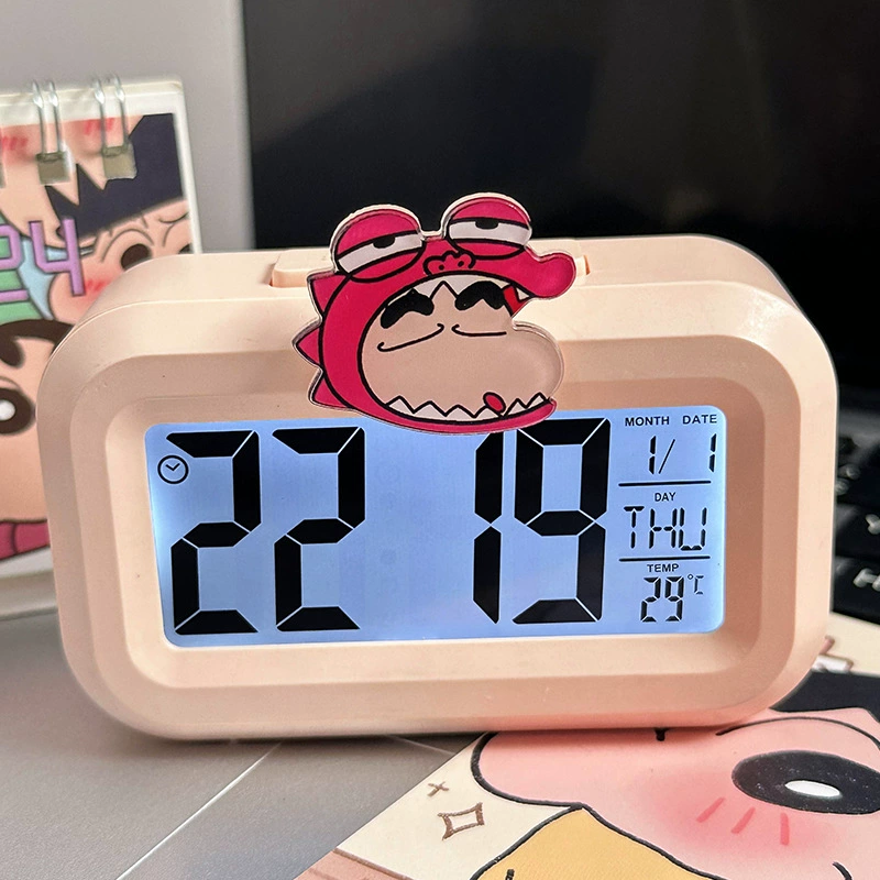 Beaver LED Alarm Clock, Luminous Multifunction Desktop Clock, Timer & Silent Mode
