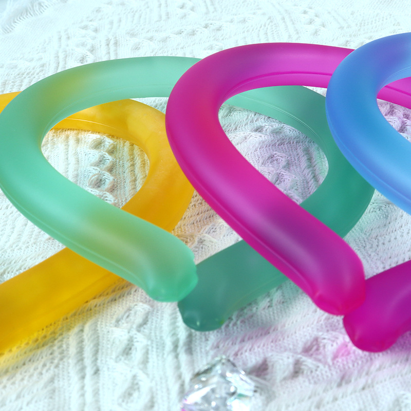 Anillo de hielo japonés collar de hielo de verano cambio de fase PCM collar de hielo de 18 grados artefacto de enfriamiento bufanda de hielo cuello anillo frío