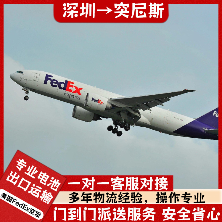 储能箱锂电池深圳到突尼斯FedEx联邦快递含税双清到门DDU专线