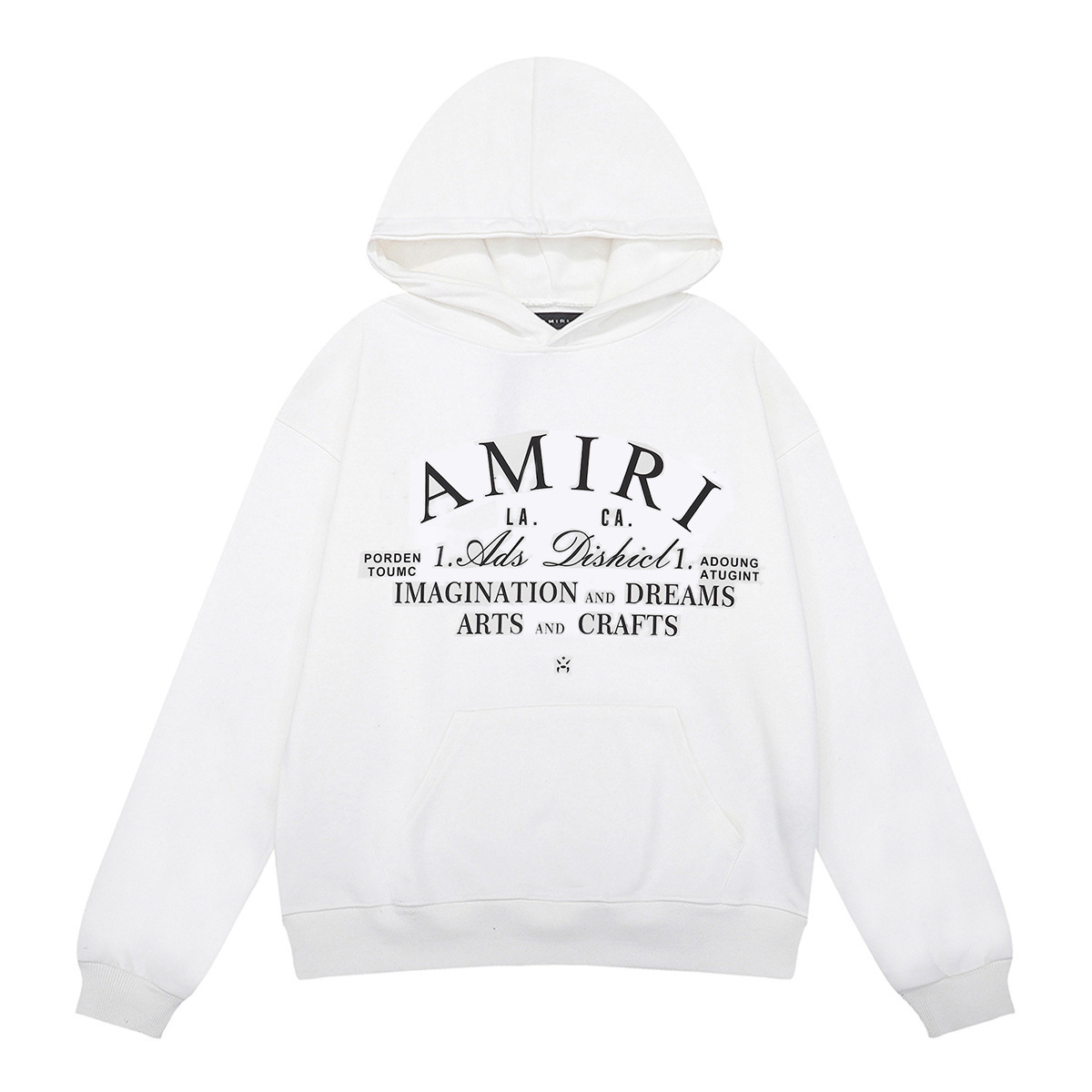 AMIRI Hoodie Arts and Crafts Print White
