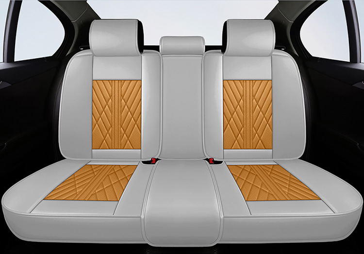 Car Cushion Four Seasons Universal Full Surrounding Special Seat Cover Autumn Breathable Perforated Leather Cartoon Goddess Car Cushion Cover