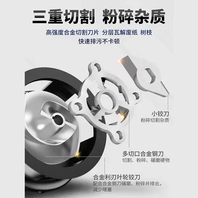 Cutting sewage pump manure Water pump