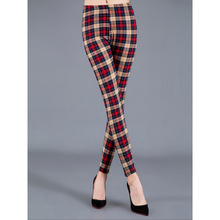 L 72959 Plaid milk silk leggings ����ţ��˿��׿�羳��