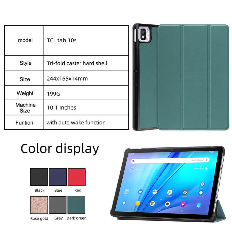 Suitable for Tcl Tab 10S 9080g Leather Case Tablet Protective Case 2021 Jacket