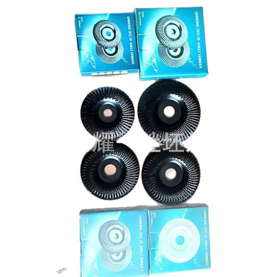 Cross-border Amazon wood carving disc grinding piece 4 inch new arc woodworking grinding shaping spiny disc angle grinder spiny disc