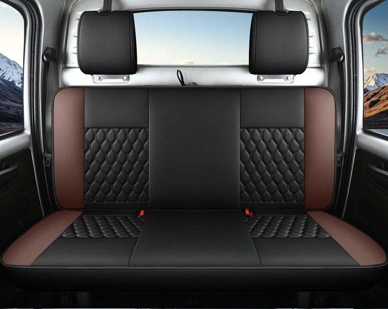Wuling Rongguang new truck seat covers, Wuling Rongguang small truck seat covers, single and double row small truck special imitation leather seat cushion covers