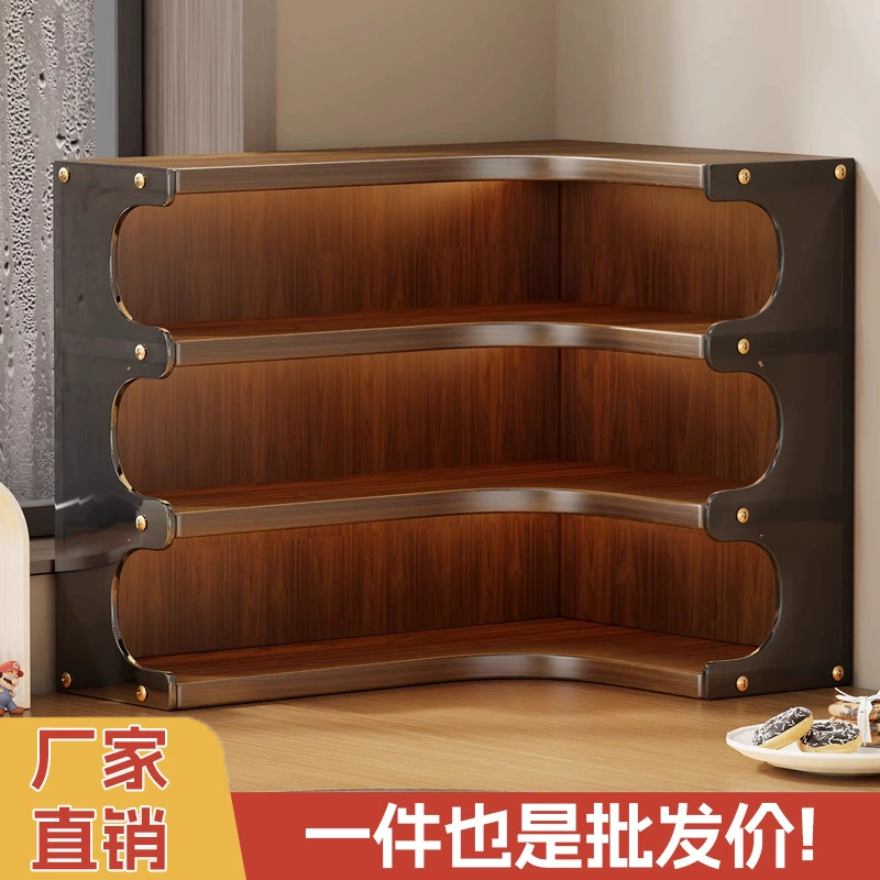 Настольная полка для хранения, акриловый обеденный стол, угловой стол для хранения чашек для воды, рабочая станция, столешница, многослойная маленькая полка для хранения закусок