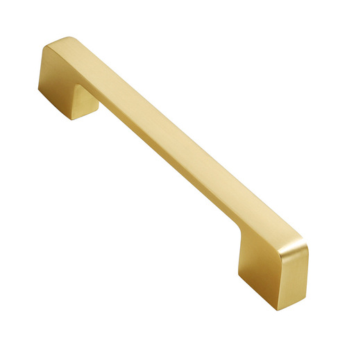 Modern simple zinc alloy hardware handle golden extended cabinet door handle wardrobe cabinet door light luxury drawer single hole