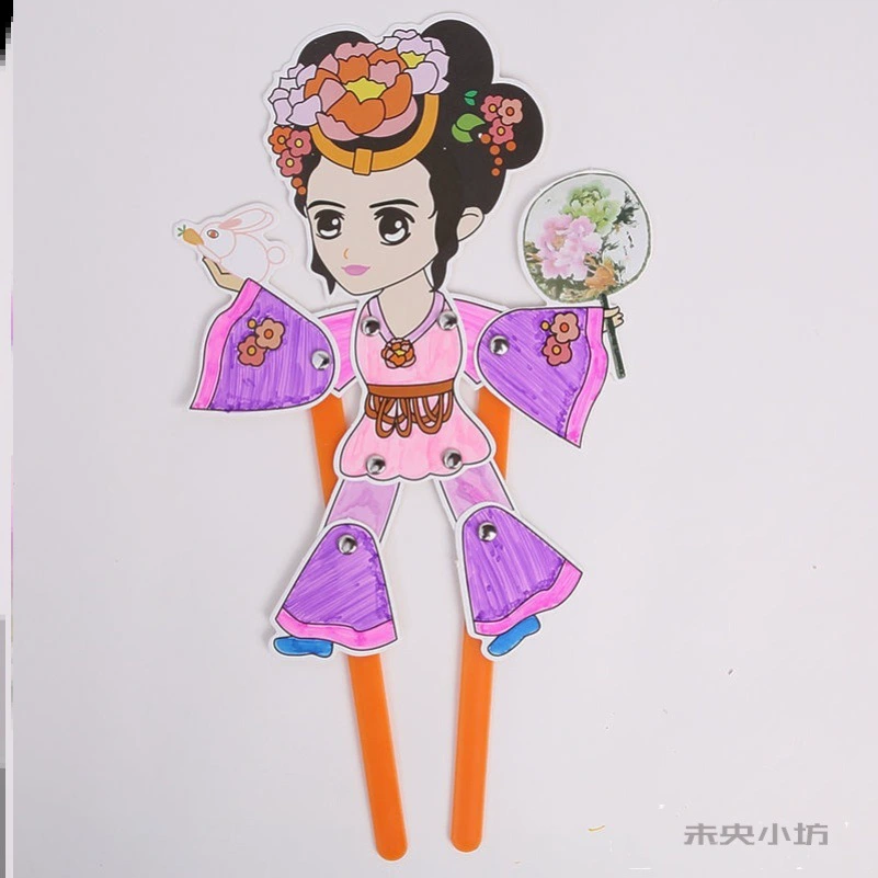 Chinese materials set, doll, toy, DIY
