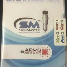 图片轮廓自动提取巡边切割signmaster 米卡巡边刻字机