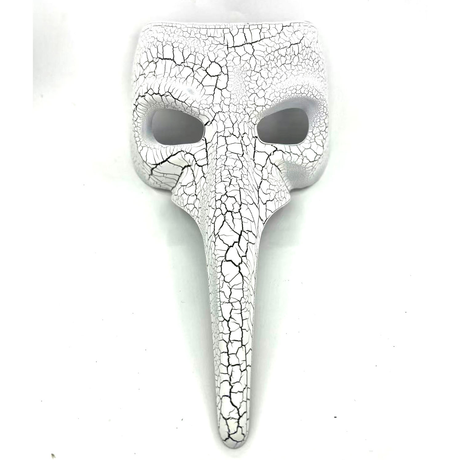 Máscara de mascarada del médico de pico de pájaro de Halloween Festival de fantasmas de Halloween Carnaval Roma Máscara de cabeza plana