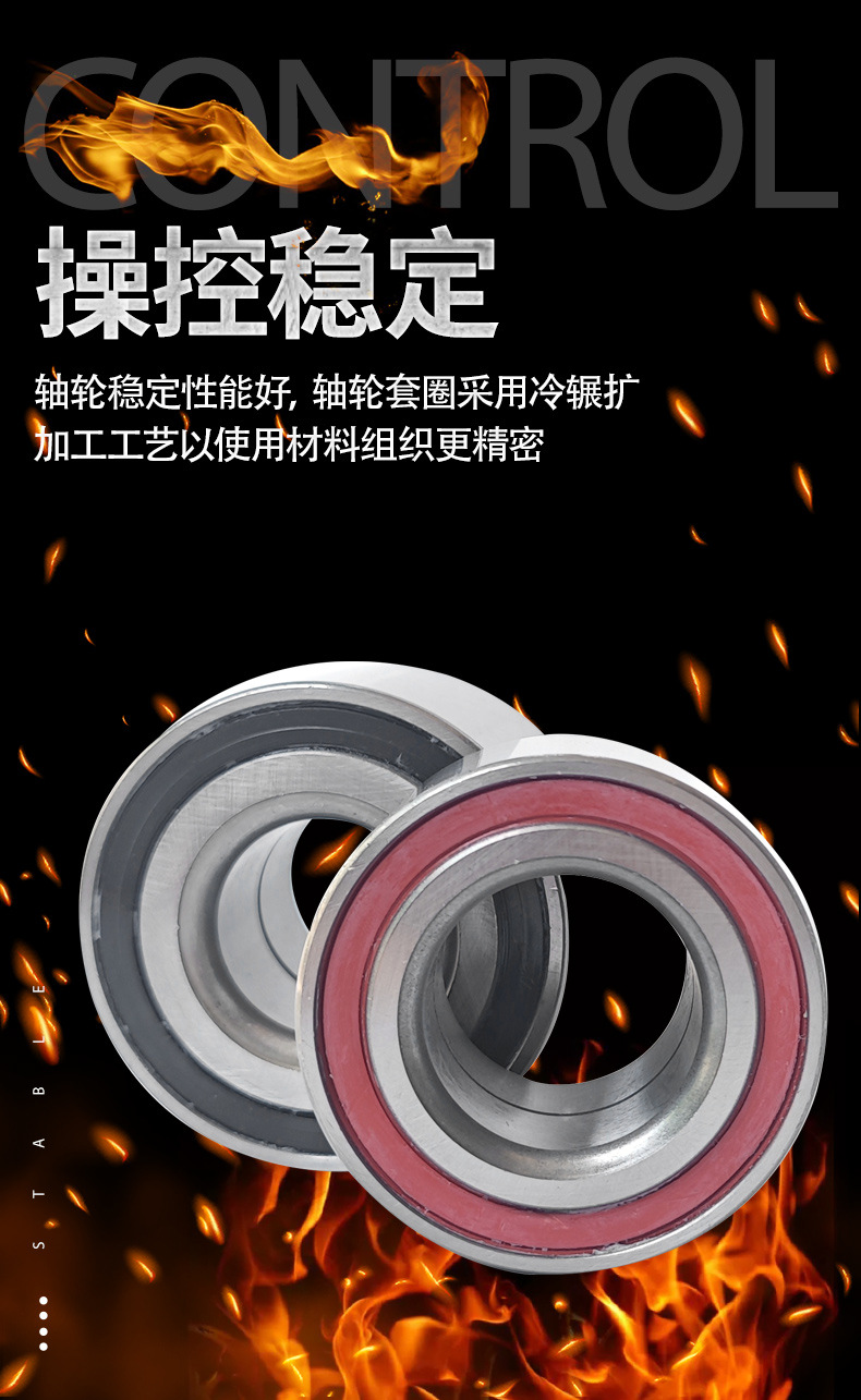 In-stock DAC30600337 car wheel bearing 30BWD07 suitable for Fiat wheels