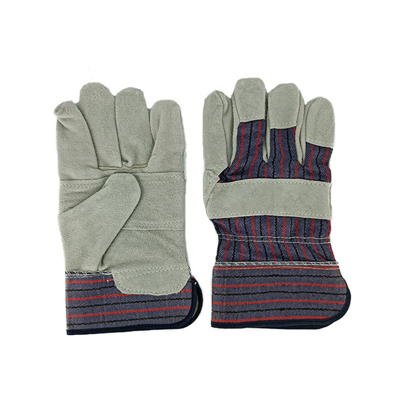 安迪手套 皮革劳保手套 牛皮 经典款 防切割 耐摩擦 透气 牛皮驳