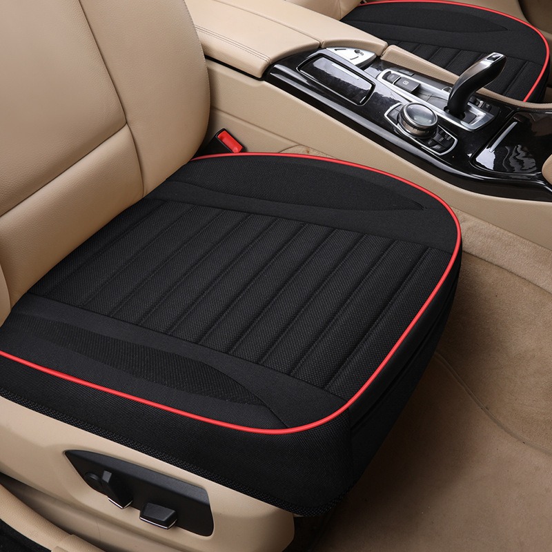 Linen Single-Piece All-Season Car Seat Cushion, Breathable and Wear-Resistant, Available for Dropshipping