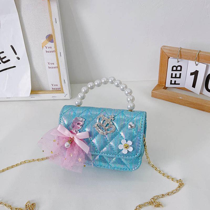 Bolso para niños pequeña niña 2021 bolso de hombro de moda Aisha bolsa de mensajero blanca como la nieve mini bolso de moda monedero