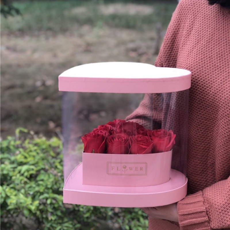 心形透明花盒
